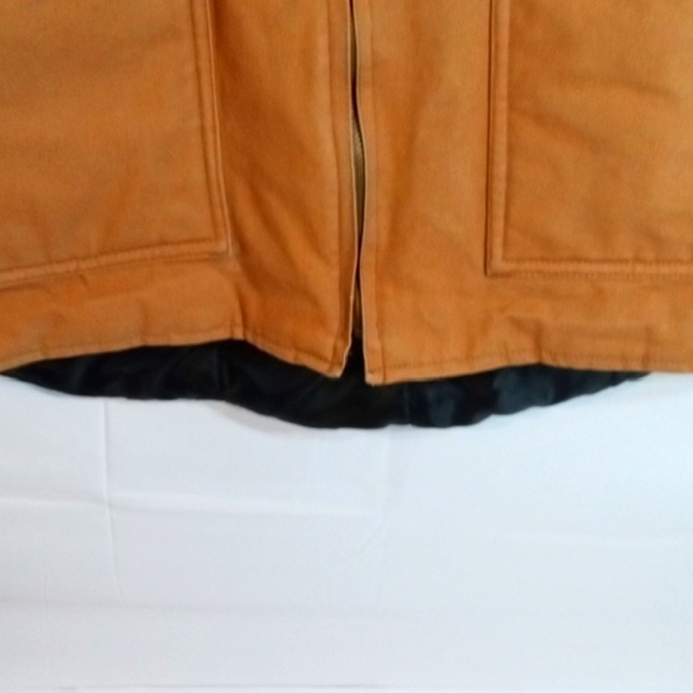 Big Smith Beautiful Men's Brown Orange Rugged Work/Hunting Vest Oversized 2xl - Picture 13 of 13